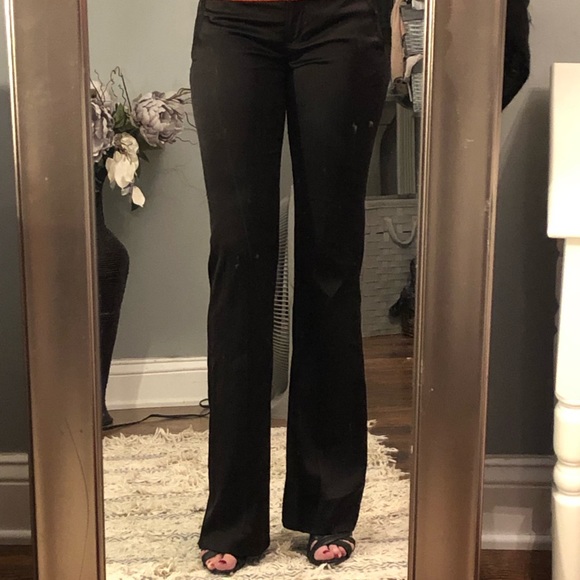 BCBG black straight leg trouser slacks size 2 - Picture 16 of 16